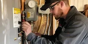 Professional plumber from Alfredo's Plumbing in Palmdale, CA, performing expert repairs and installations with precision.