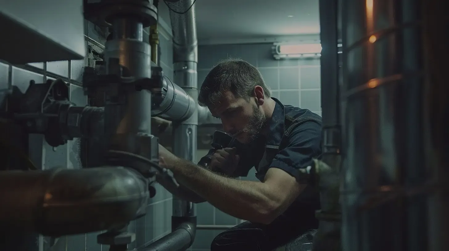 Professional plumber repairing pipes, Alfredo's Plumbing, reliable services in Palmdale, CA. Quick plumbing solutions.