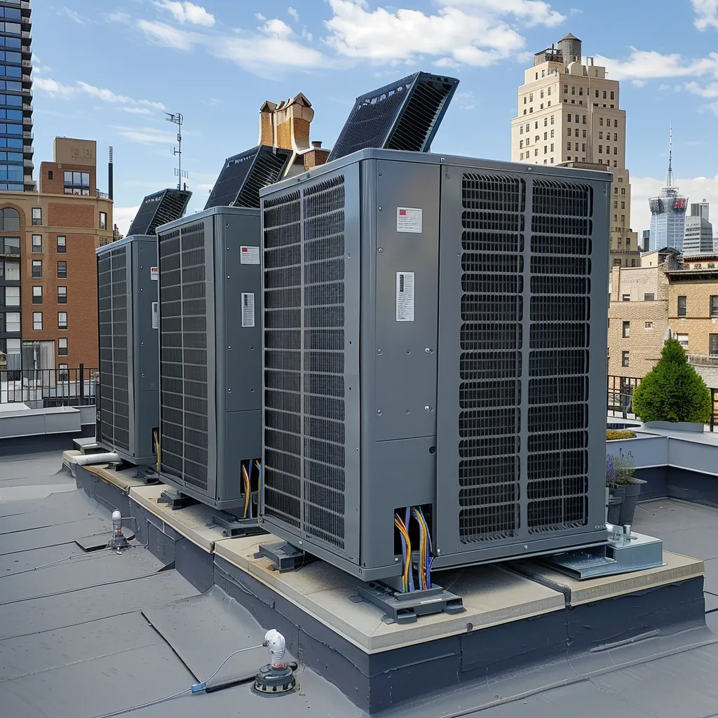 HVAC unit installation process in Columbia, SC.