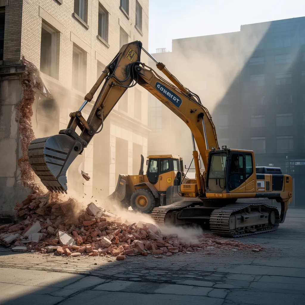 Completed demolition site in Cobb County, GA.