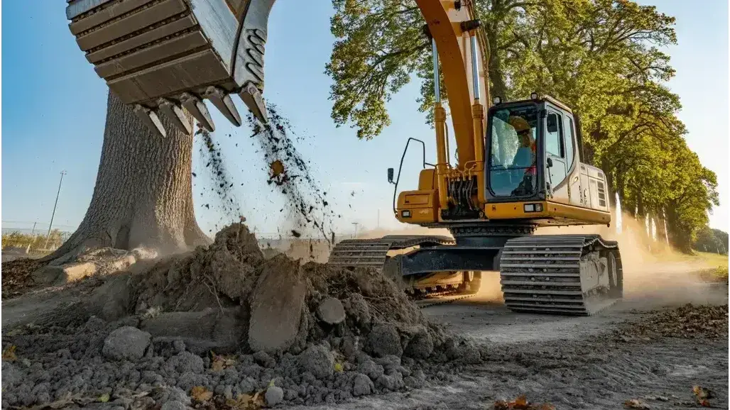 "Integrity Home Services of Atlanta land clearing with eco-friendly practices, boosting property value and readiness for development."