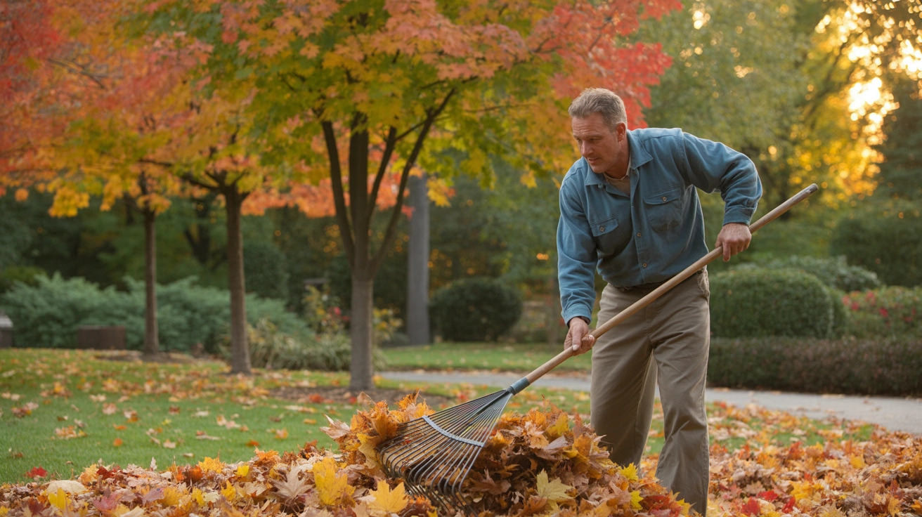 Lush green lawn and garden in Myrtle Beach, SC.