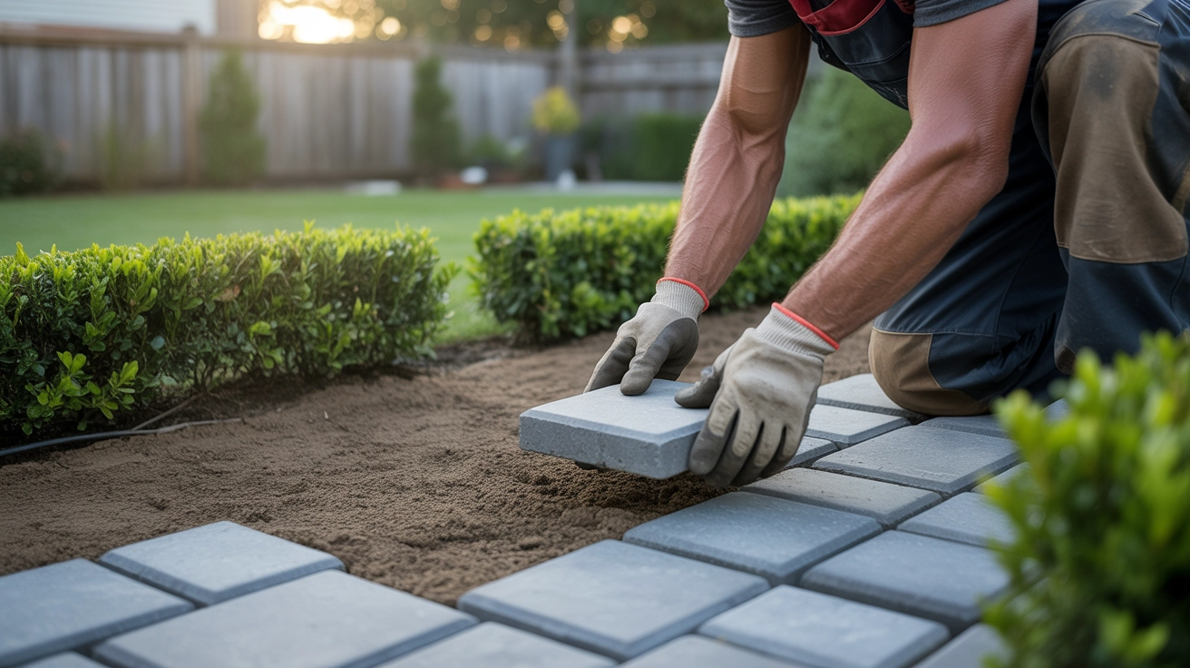 Completed hardscape project near Myrtle Beach, SC.